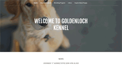 Desktop Screenshot of goldenlochkennel.com